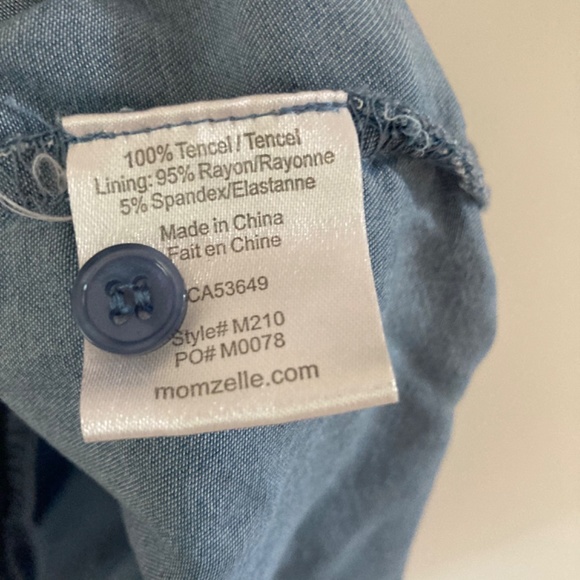 Momzelle XS chambray nursing dress - Picture 6 of 7